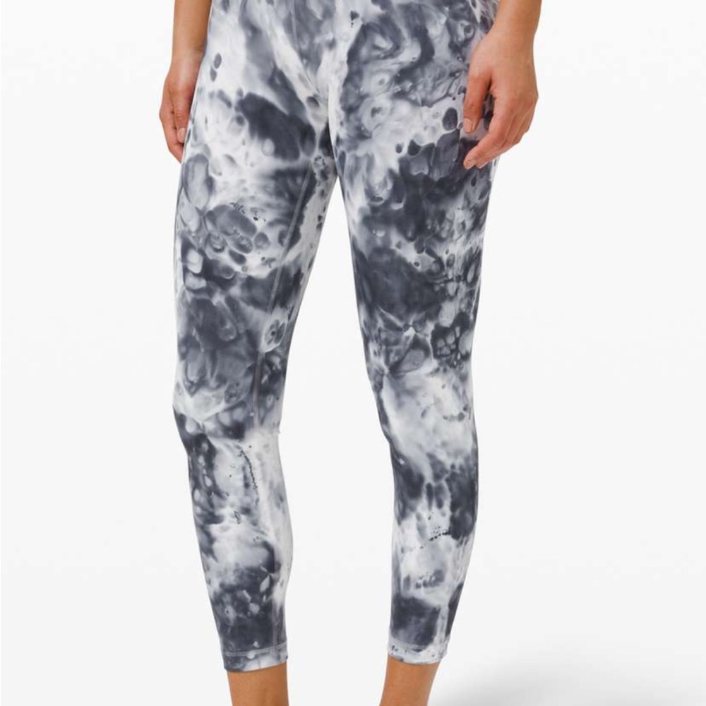 Lululemon WunderUnder HR Tight 25” Marble Set
